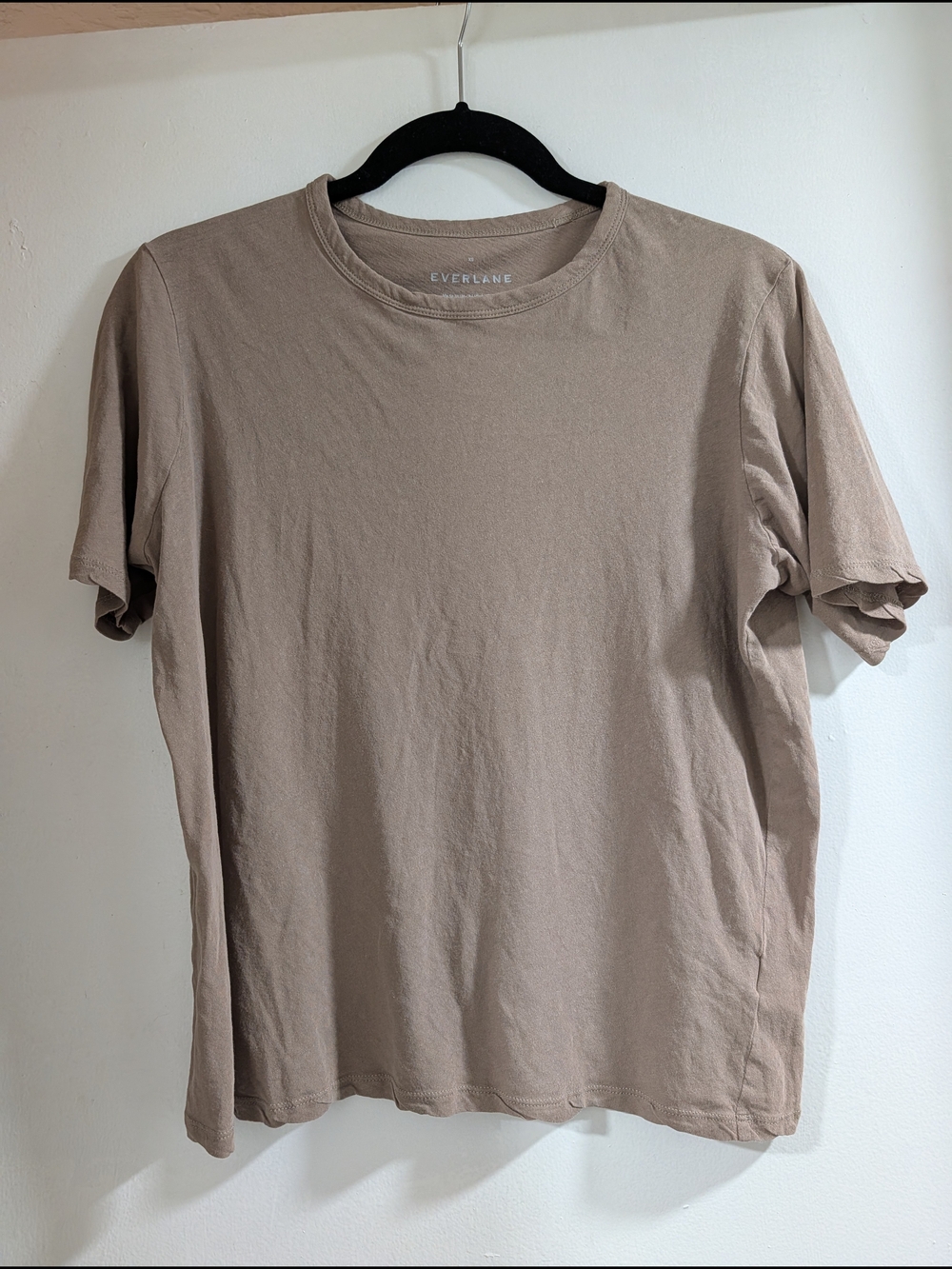 Everlane Women's Crew Neck Tee - Taupe Brown
